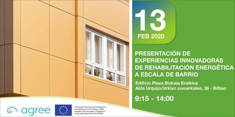 El Gobierno Vasco celebrará en Bilbao la jornada ‘Experiencias innovadoras de rehabilitación energética a escala de barrio’