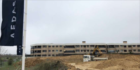 Comienza la construcción de los edificios de consumo casi nulo de la promoción residencial Escalonia III en Las Rozas