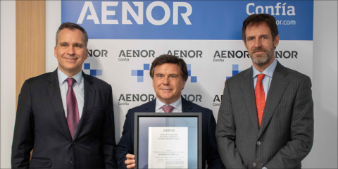 El fabricante de cemento y hormigón LafargeHolcim recibe el certificado de control de producción de AENOR