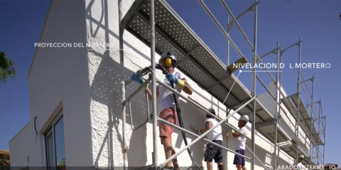 Aplicación de i.active COAT WP-S 100 en vivienda en Benalmádena