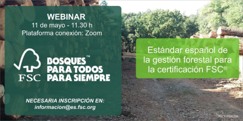 FSC presentará en un webinar los nuevos estándares nacionales de gestión forestal