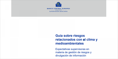 Consulta pública sobre la Guía de riesgos climáticos y medioambientales del BCE