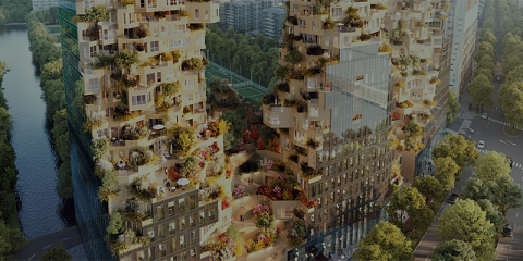 Edificio Valley, diseñado para aunar urbanismo y naturaleza en Amsterdam