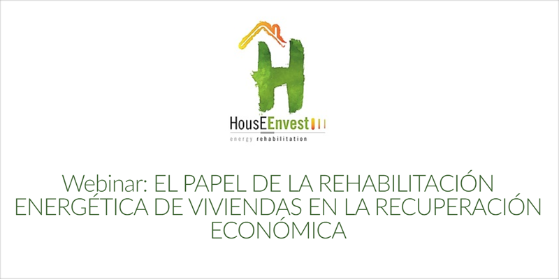 webinar El papel de la rehabilitación energética de viviendas en la recuperación económica
