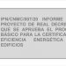 Informe de la CNMC sobre el proyecto de normativa para la certificación energética
