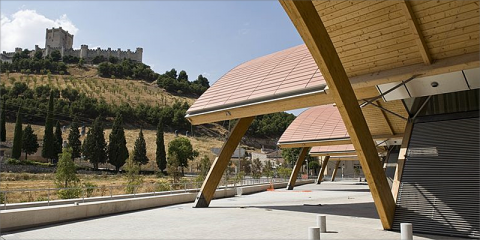 La bodega de Protos en Peñafiel incorpora una gran cubierta vegetal de Danosa