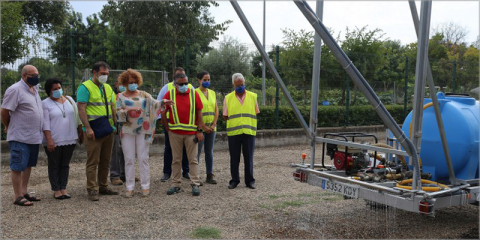 Finalizan las obras del drenaje urbano sostenible implantado en la Avenida de Séneca de Sevilla