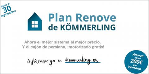El Plan Renove de ventanas de Kömmerling permite mejorar el aislamiento y el confort