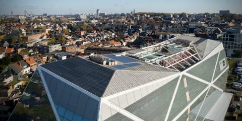 Renolit impermeabiliza el edificio sostenible Gand Diamond en Bélgica