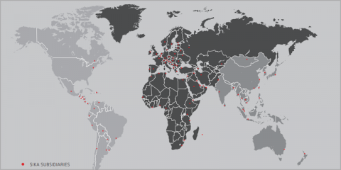 Sika experimenta un crecimiento de las ventas del 2,9% en divisas locales
