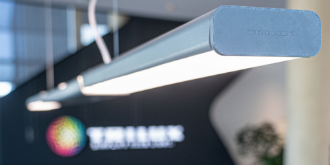 Trilux fabrica un prototipo de luminaria biodegradable construido a base de maíz