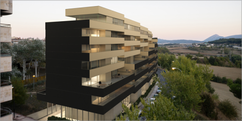 Comienza la construcción de un edificio de consumo casi nulo de 58 VPO en Barañáin, Navarra