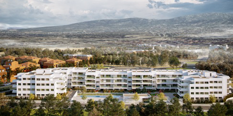 Implementacion de energías renovables en todas las viviendas de Habitat Inmobiliaria