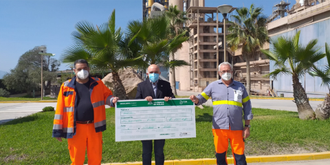 La fábrica de HeidelbergCement en Málaga suma nuevas acciones solidarias