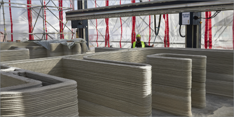 Construcción de vivienda en Alemania con impresión 3D y un innovador cemento