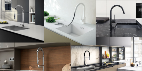 Funcionalidad y sostenibilidad en la línea de grifería Serie Tau Cocina de Genebre