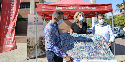 El nuevo asfalto de las calles de Murcia se estudia en el proyecto ‘Life Heatland’