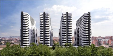 El proyecto Sky Homes Valencia albergará 400 viviendas certificadas por BREEAM