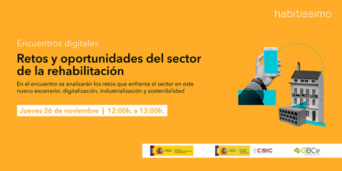 Sostenibilidad, industrialización y digitalización en el próximo encuentro virtual de habitissimo