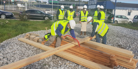 Comienza la construcción del edificio de madera de consumo casi nulo Impulso Verde