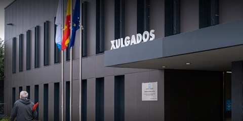 Fachada ventilada con aislamiento de Isover en el nuevo juzgado de Pontevedra