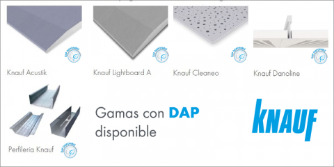 Knauf obtiene las Declaraciones Ambientales de Producto para nueve de sus gamas