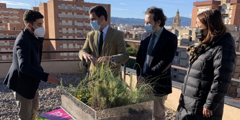 El Gobierno de Murcia impulsa la implantación de cubiertas verdes en edificios públicos