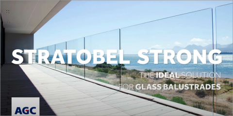 Stratobel Strong, la solución para barandillas de vidrio