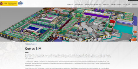 Nueva web para la incorporación de la metodología BIM en la licitación pública