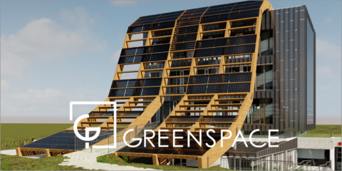 Edificio de oficinas Greenspace PCTG de consumo de energía casi nulo ubicado en Parque Científico Tecnológico de Gijón