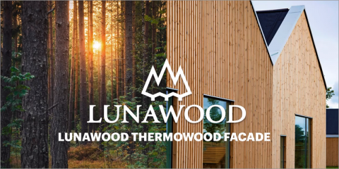 Madera Lunawood para fachadas