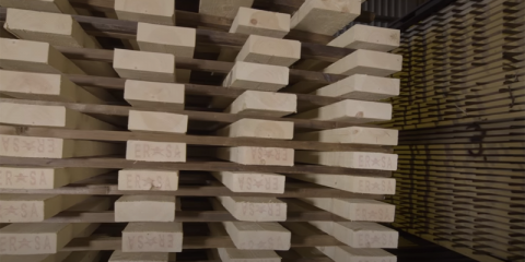 Producción de la madera Thermowood de Lunawood