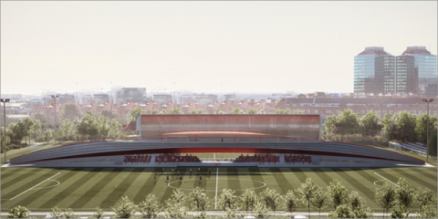La futura ciudad deportiva de la Fundación Damm en Barcelona será de consumo casi nulo