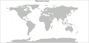 Mapa mundi.