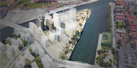 El proyecto de regeneración urbana de Zorrotzaurre, en Bilbao, proyecta la construcción de las primeras viviendas sostenibles