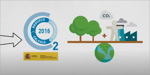 Sello Calculo y Reduzco de los productos de Tejas Verea