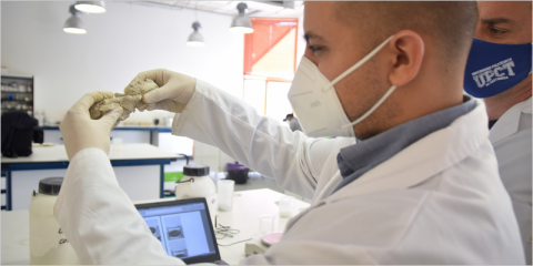 La UPCT investiga la fabricación de hormigones sin cemento que reduzcan las emisiones de GEI