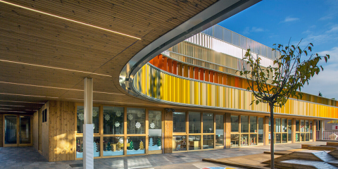 El uso de la madera sostenible en las escuelas aporta beneficios para la salud y el medioambiente