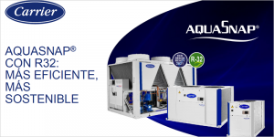 Enfriadora Aquasnap con R32 de Carrier