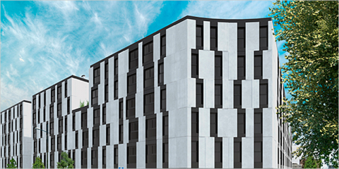 Construcción industrializada en una nueva promoción de vivienda pública de alquiler en Móstoles