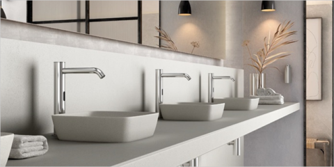 Genebre presenta la Serie Klin de grifos electrónicos y los nuevos accesorios de Genwec