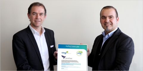 La sostenibilidad de los sistemas de PVC de Kömmerling, avalada con la obtención del sello VinylPlus