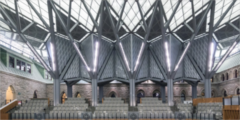 El Parlamento de Canadá implementa la tecnología y diseño de la iluminación de Trilux