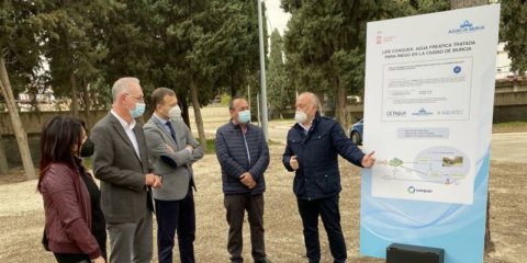 El proyecto LIFE Conquer aplicará la economía circular al tratamiento de aguas freáticas en Murcia
