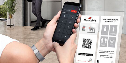 Schindler lanza su aplicación ElevateMe para controlar el ascensor desde el móvil