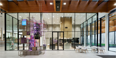 Los vidrios acústicos de seguridad de AGC contribuyen en la economía circular de un edificio neerlandés
