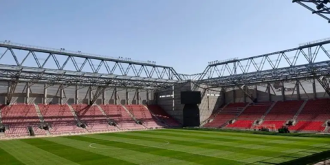 Impermeabilización y sellado de Quilosa en la construcción de un estadio de fútbol en Israel