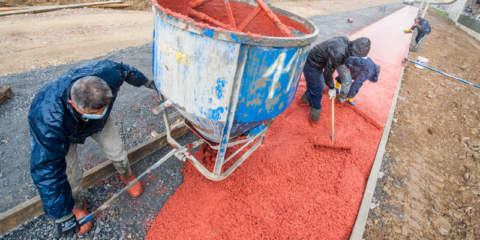 Nuevo carril bici en Sestao con el hormigón H-ECO de baja huella de carbono de HeidelbergCement