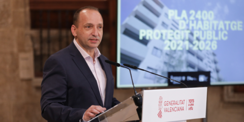 La Generalitat Valenciana invertirá 294 millones en promover más de 2.400 viviendas públicas sostenibles