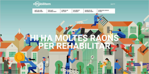 Rehabilitem, el nuevo portal de la Diputación de Barcelona para informar sobre la rehabilitación